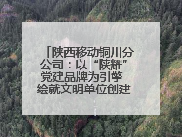 陕西移动铜川分公司：以“陕耀”党建品牌为引擎 绘就文明单位创建新画卷——全国文明单位创建纪实