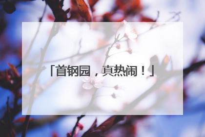 首钢园，真热闹！