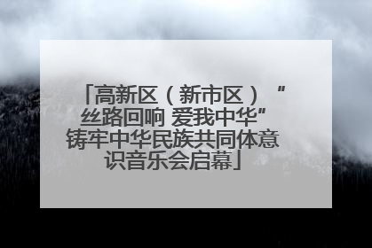高新区（新市区）“丝路回响 爱我中华”铸牢中华民族共同体意识音乐会启幕