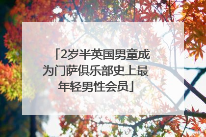 2岁半英国男童成为门萨俱乐部史上最年轻男性会员